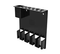 Harilla Soporte para recortadora de peluquero, bandeja para peines de pared, versátil soporte para tijeras, cortadora de pelo eléctrica, estante de