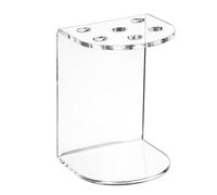 Harilla Soporte para tijeras de peluquería, soporte de acrílico transparente para herramientas de peluquería, expositor, organizador de almacenamiento para