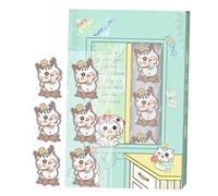 Harilla Stickers Fragante Perfumado Mascarilla para Tela Mascarilla Coche Almohada de Snowboard Relajante Un Soplo de Aire - Sándalo gris gato