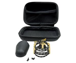 Harilla Sujeción de Boquilla, Accesorio para Instrumentos Musicales, Portátil, Ligero, Abrazadera para Boquilla, Profesional, Saxo Tenor Dorado