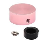 Harilla Tapa Protectora para Perilla de Pedal de Guitarra, Incluye Tornillos Y Llave, Tapa Protectora Elegante, Compacta Y Antideslizante para Caja de Pedal Y, Cubierta Rosa