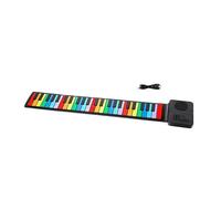 Harilla Teclado de Piano Enrollable de 37 Teclas, Teclado de Piano de Música Digital, Teclado de Piano Eléctrico Educativo para Sala de Estar Y Niños