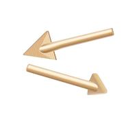 Harilla Teo Tpo de Reparación de Plástico Cabezal de Soldador Puntas de Alisado Herramientas de Soldador de Plástico Accesorio para Máquina de Soldar Cabe, Juego de 2 piezas.