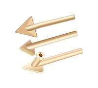 Harilla Teo Tpo de Reparación de Plástico Cabezal de Soldador Puntas de Alisado Herramientas de Soldador de Plástico Accesorio para Máquina de Soldar Cabe, Juego de 3 piezas.