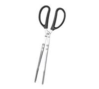 Harilla Tijeras, Alicates, Herramienta para Atrapar Carbón, Clips Resistentes de Acero Inoxidable para Basura, Recolector de Basura para Picnics, Actividades, 36cm