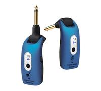 Harilla Transmisor Y Receptor Recargable para Guitarras Eléctricas, Portátil, Inalámbrico, para Bajistas Y Miembros de Bandas, Azul