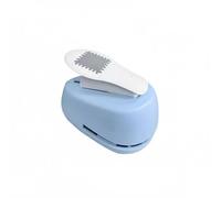 Harilla Troqueladora de Sello Postal Crea Bordes Troquelados de Estilo Vintage con Corte Suave para Cartulina y Papel con Embosador Manual Recorte Preciso, Azul
