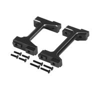 Harilla Tumper de Choque Trasero Delantero -Mount -Repalce Metal Fácil de Instalar Aluminio Aleado RC Car -Supgrade -Part para Vehículos TRX4M 1/18 a Escala, Negro