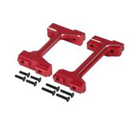 Harilla Tumper de Choque Trasero Delantero -Mount -Repalce Metal Fácil de Instalar Aluminio Aleado RC Car -Supgrade -Part para Vehículos TRX4M 1/18 a Escala, Rojo
