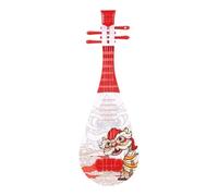Harilla Ukulele Guitar Toy Children Toys Guitarras Mini Botón de Cuerda Ajustable Regalos Simulación de Instrumentos Musicales Toy de Ukelele para Niñas, Rojo