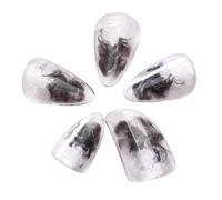 Harilla Uñas para pipa, accesorios de práctica para pipa, protectores de uñas de PC de moda para instrumentos musicales de cuerda, para músicos, Brown L