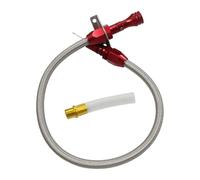 Harilla Varilla de Nivel de Líquido de Transmisión, Fácil de Instalar, Repuesto para Reparación de Automóviles, Tubo Flexible de Acero Inoxidable para 700R4 T, Rojo