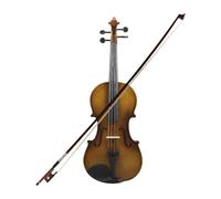 Harilla Violín 4/4 Instrumentos musicales de cuerdas de madera Violín resistente para principiantes Niños Adultos Violín de madera Recuerdo de fiesta Jugar
