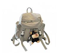 Harilla Women Mochila de Uso Diario para Mujer con Capacidad Ampliada Construcción Cómoda Accesorio Extra Incluido Material de Nylon y Poliéster Adecuada para Clases Oficina Salidas, Gray