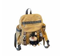 Harilla Women Mochila de Uso Diario para Mujer con Capacidad Ampliada Construcción Cómoda Accesorio Extra Incluido Material de Nylon y Poliéster Adecuada para Clases Oficina Salidas, Yellow
