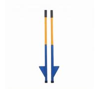 Harilla Zancos Infantiles con Diseño Ergonómico en Madera Empuñadura Acolchada y Base Triangular Adecuados para Actividades Lúdicas Desarrollo Psicomotor Escolar Ejercicio Personal, Azul, 90