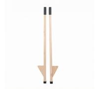 Harilla Zancos Infantiles con Diseño Ergonómico en Madera Empuñadura Acolchada y Base Triangular Adecuados para Actividades Lúdicas Desarrollo Psicomotor, Madera Natural, 90