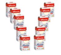 Harina antigrumos FRANCINE - Paquete de 10 x 1 kg | Harina blanca fácil de usar para repostería y cocina diaria