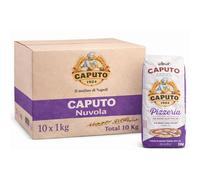 Harina Caputo Nuvola Pizzeria, Origen Italiana, ideal para masas ligeras con grandes cavidades, gran volumen, Recomendado para la clásica pizza napolitana, Tipo Harina 0, Contiene 10 unidad de 1 Kg