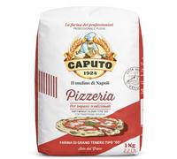 Harina Caputo Pizzeria, Origen Italiana, ideal para masas de alta hidratación, ligera y perfectamente levada, Recomendado para la clásica pizza napolitana, Tipo Harina 00, Contiene 1 unidad de 1 Kg