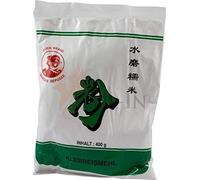 Harina de arroz glutinoso 400 g para mochi y repostería asiática, textura elástica y chewy, espesante y rebozados, origen Tailandia