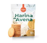 Harina de Avena en polvo | Sabor Galleta María | 1KG | Ideal para Tortitas de Avena | Rica en fibra | Contiene grasas saludables | Versátil en la cocina | Torafood