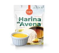 Harina de Avena en polvo | Sabor Natillas | 1KG | Ideal para Tortitas de Avena | Rica en fibra | Contiene grasas saludables | Versátil en la cocina | Torafood