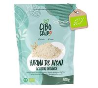 Harina de Avena Integral Ecológica en Polvo - 500g. Harina Avena Integral Molida en Polvo Sabores Neutro. Avena en Polvo Proteica para Pizza Pasta o Dulces como Pancakes.