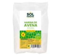 Harina de Avena Integral, Sin Gluten, 500g. Pack de 2