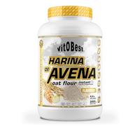 Harina de Avena Sabores Variados - Suplementos Alimentación y Suplementos Deportivos - Vitobest (Tarta de Manzana (Apple Pie), 2 Kg)