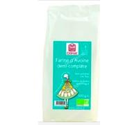 Harina de Avena Semi Integral, Orgánica, 500 g. Pack de 4