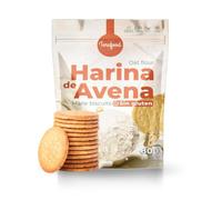 Harina de Avena Sin Gluten en polvo | Sabor Galleta Maria | 1KG | Ideal para Tortitas de Avena | Rica en fibra | Contiene grasas saludables | Torafood