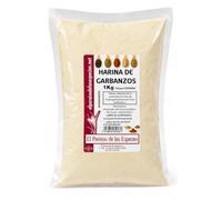 Harina de Garbanzo 1 kg - 100% Natural, Sin Gluten, Alta en Proteínas y Fibra - Ideal para Rebozados, Hummus, Tortitas, Pan y Repostería - Origen España