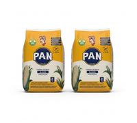 Harina de Maíz Blanco Precocida P,A,N, 100% Puro Maíz Natural, Sin Gluten, Pack de 2 Paquetes de 2kg (Total 4kg) - Ideal para Arepas, Tortillas, Empanadas y Recetas Tradicionales Pack NEXU