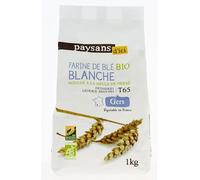 Harina de trigo blanco T65 orgánica y de comercio justo