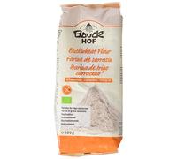 Harina de Trigo Sarraceno Sin Gluten - 500 g - Ayuda a Mejorar el Tránsito Intestinal - Propiedades Antioxidantes - Ideal para Hacer Tortas o Crepes - Bauckhof