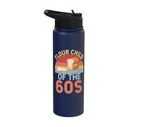 Harina Niño de los años 60 Pan Hornear Stainless Steel Insulated Water Bottle