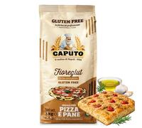 Harina Sin Gluten FioreGlut Caputo, Origen Italiana, ideal para una buena pizza o de un pan aromático, Sin Gluten, Sin Lactosa, Sin Huevos, Proteina 1%, Contiene 1 unidad de 1 Kg