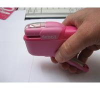 Harinacs Grapadora Klammerlos/Staple-Less Apilar Kokuyo Japón / Fucsia