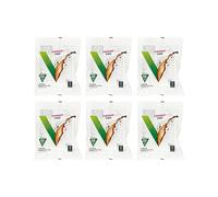 Hario 02 Juego de 6 filtros de papel blanco café de 100 unidades (total de 600 hojas) (importación de Japón)