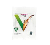 Hario 03 100 Count Coffee Paper Filter, White