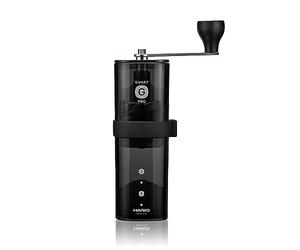 HARIO MSGS-2-B Smart G PRO - Molinillo de café, 24 g, negro transparente, hoja de acero inoxidable, desmontable, compacto