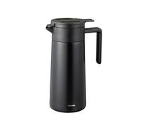 Hario Servidor térmico con revestimiento de cerámica, 800 ml, color negro