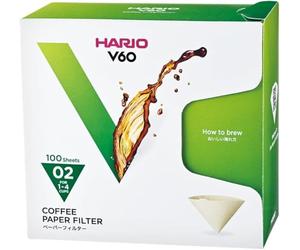 HARIO V60 Filters Filtro de café, 1 Liter, Nicht zutreffend, Natural, Sin Pestañas