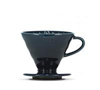HARIO V60 - Filtro de café (porcelana, tamaño 02), color azul índigo