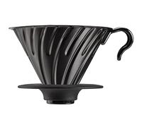 HARIO V60 - Gotero de café de metal, 02 negro mate