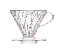 Hario V60 - Gotero de café de plástico, 02, transparente