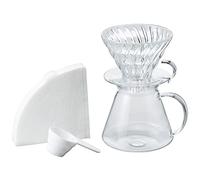 HARIO V60 - Juego de cerveza de vidrio (600 ml), transparente (S-VGBK-02-T)