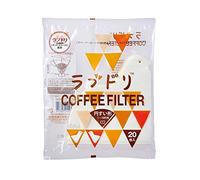 Hario V60 Love Bird - Filtros de café de papel biodegradables elegantes para goteros V60, compatibles con tamaño 02, blanco, paquete de 20