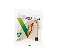 Hario Filtros de papel VCF02100M Misarashi para dripper de 4 tazas, 100 unidades